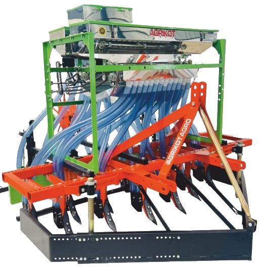 Agrikot Heavy-Duty Automatic Seeder and Fertilizer Drill