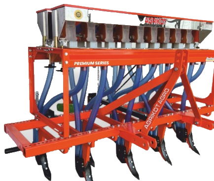 Agrikot 5X10 (1+1) Dual Box Seed Cum Fertilizer Drill